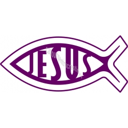 Sticker Peste dimensiune mare, decupat Jesus
